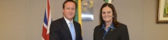 Presidente da Petrobras recebe Primeiro-Ministro Britânico