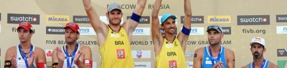 Alison e Emanuel vencem dupla suíça e conquista Grand Slam da Rússia
