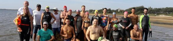 Lagoa do Bacopari recebe nadadores e triatletas para treino especial