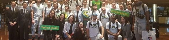 Brasil faz primeiro treino na China e se prepara para amistoso