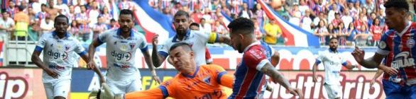 Com gols de Gilberto e Felipe Pires Bahia Fortaleza empatam na Arena Fonte Nova