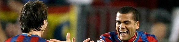 Messi faz golaço, Dani Alves deixa o seu e Barça vence Atlético de Madri