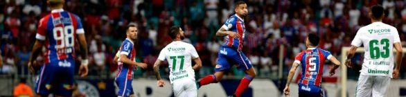 Sob vaias, Bahia empata com a Chapecoense em 1 a 1 na Fonte Nova