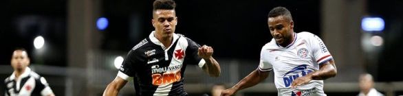 Bahia sai na frente, mas cede empate ao Vasco no último jogo em casa do ano