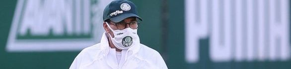Vanderlei Luxemburgo, técnico do Palmeiras, comunica que está com Covid-19