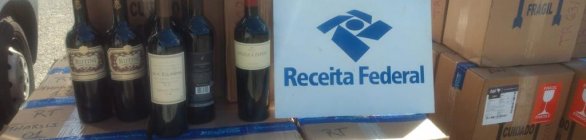 Receita Federal apreende 612 garrafas de vinhos Argentino em Salvador