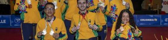 Brasil fica a uma medalha da 500ª na história do Parapan de Jovens