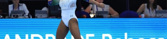 Rebeca Andrade brilha na classificação do Mundial