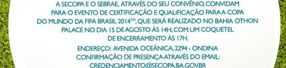 Empreendedores capacitados para Copa de 2014 recebem certificado de qualificação