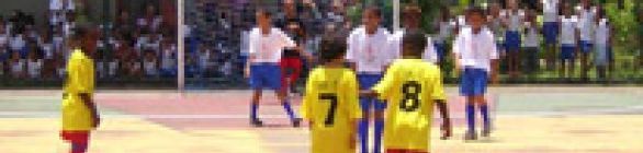 Campeonato de Futsal unindo turmas