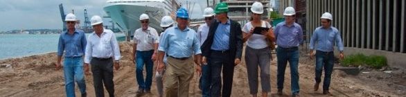 Secretário Ney Campello visita obras do Porto de Salvador