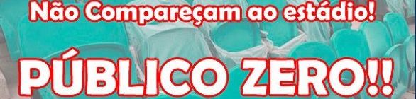 Torcedores do Bahia fazem campanha por público zero nesta quarta-feira