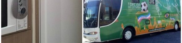 Grupo monta ônibus de luxo para acompanhar as Copas no Brasil
