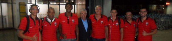 BASQUETE MASCULINO - EQUIPE DO VITÓRIA RECEPCIONADA EM BRASÍLIA PELO PRESIDENTE