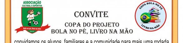 Convite da Copa dia 25 de Agosto 2013