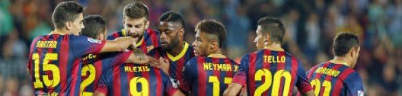 Barcelona goleia e continua invicto