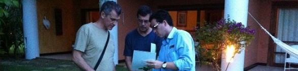 Federação de Futebol da Colômbia visita CTS na Bahia