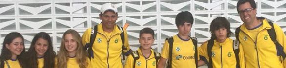 Duda Catharino, técnico do Clube Bahiano de Tênis, comanda a equipe brasileira