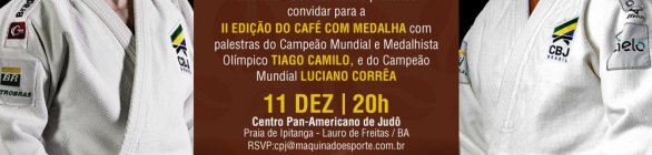 Segunda edição do Café com Medalha acontece nesta segunda-feira