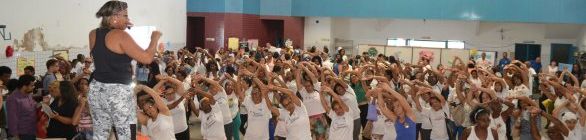 Escolinha de esporte da Sudesb promove aulas de integração