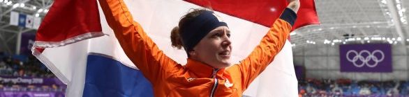 Holandesa leva ouro e se torna maior medalhista da patinação de velocidade