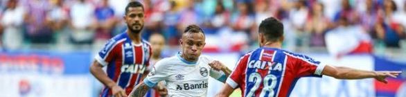 Grêmio vence o Bahia, assume a vice-liderança do Brasileirão