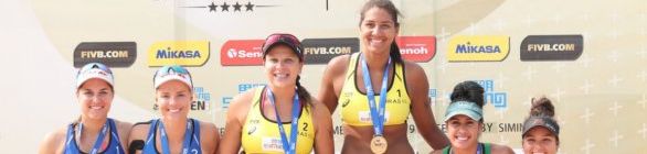Ana Patrícia e Rebecca levam ouro na China e largam na frente por vaga em Tóquio