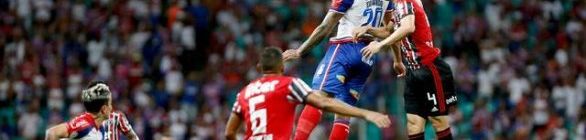 Bahia e São Paulo empatam sem gols em jogo de pouca emoção na Fonte Nova