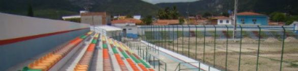 Obras do estádio municipal de Jaguarari estão a todo vapor