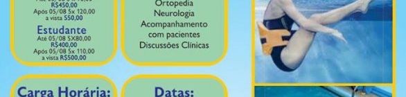 CURSO DE REABILITAÇÃO AQUÁTICA