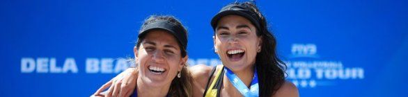 Maria Elisa e Carol Solberg são ouro em Haia; bronze é de Ágatha e Duda